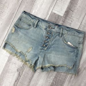 Free People Denim Shorts